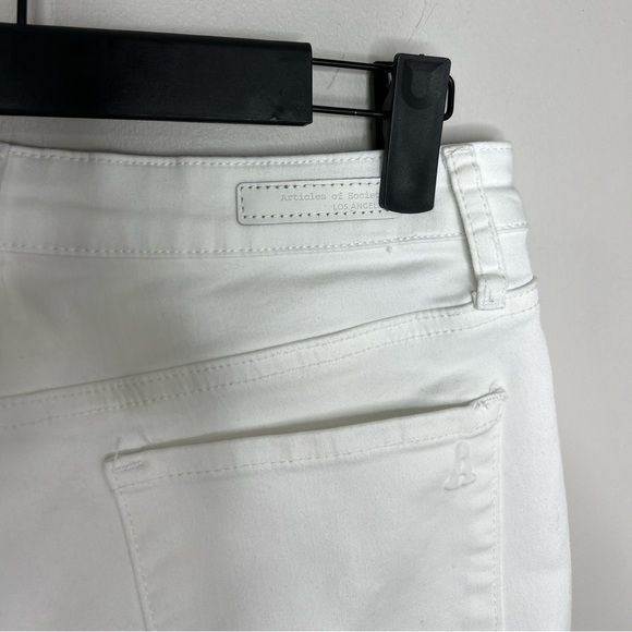 NWT - Articles of Society white ankle crop jeans. Size 28. Rise - 9”. - Picture 8 of 10